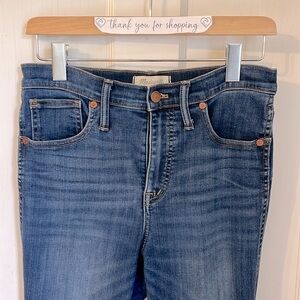 Madewell high rise skinny five pocket size 28 jeans